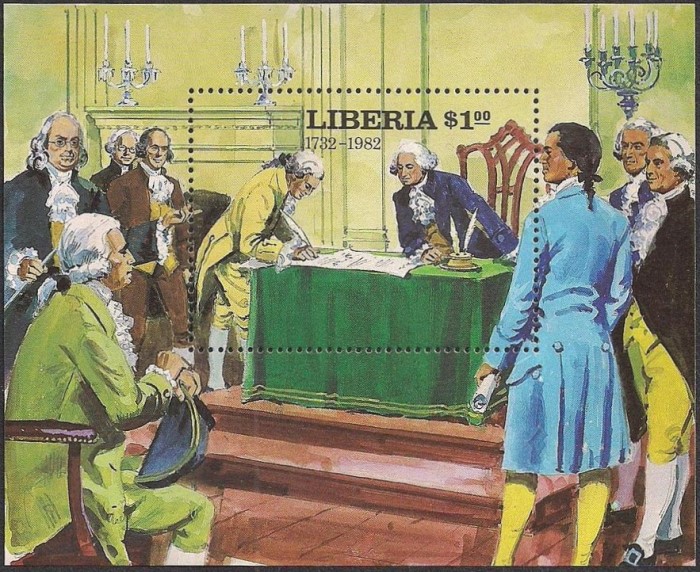 Liberia 1982 Presidents of the United States (3rd series) Souvenir Sheet Liberia 1982 Presidents of the United States (3rd series) Souvenir Sheet